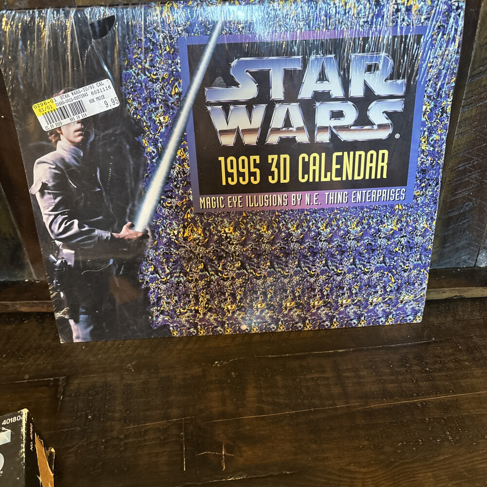 Star Wars 1995 3D Calendar Brand New Factory Sealed